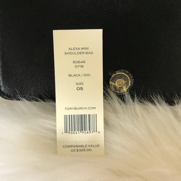Tory Burch Alexa mini shoulder bag black RSP $325 - Picture 4 of 6